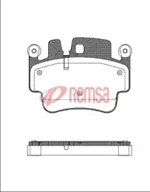 Комплект тормозных колодок METZGER 0982.00